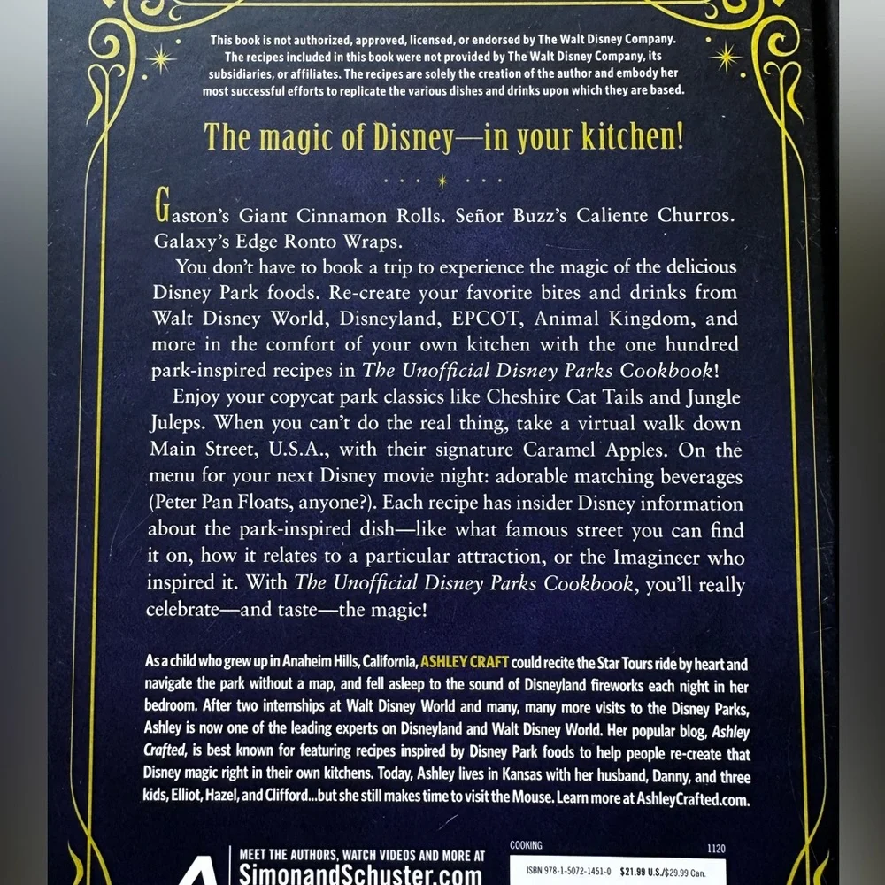 The Unofficial Disney Parks Cookbook